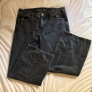 Old Navy Extra High-Rise Wide-Leg Black Pants